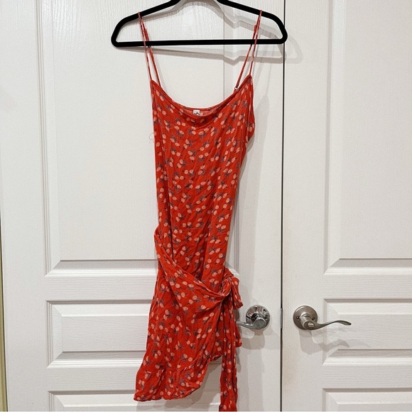 Free People Floral Wrap Dress - Picture 3 of 10